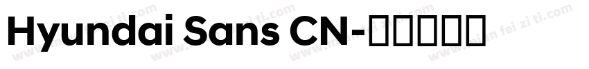 Hyundai Sans CN字体转换